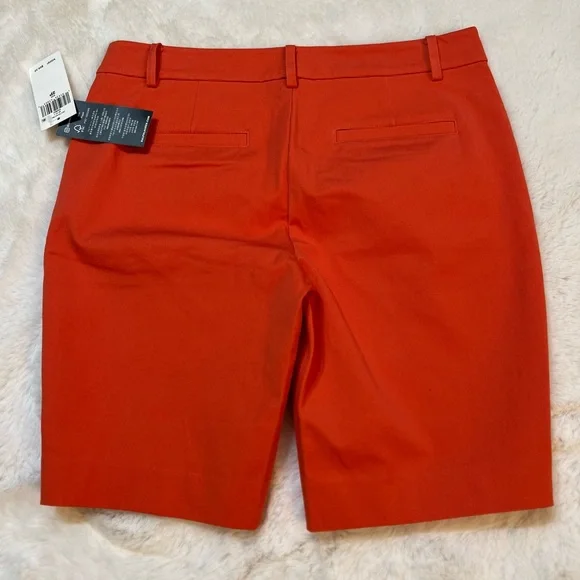 Ralph Lauren Women's Shorts Bi-stretch Twill Cotton Blend Orange US Size 2P NEW - Picture 5 of 13